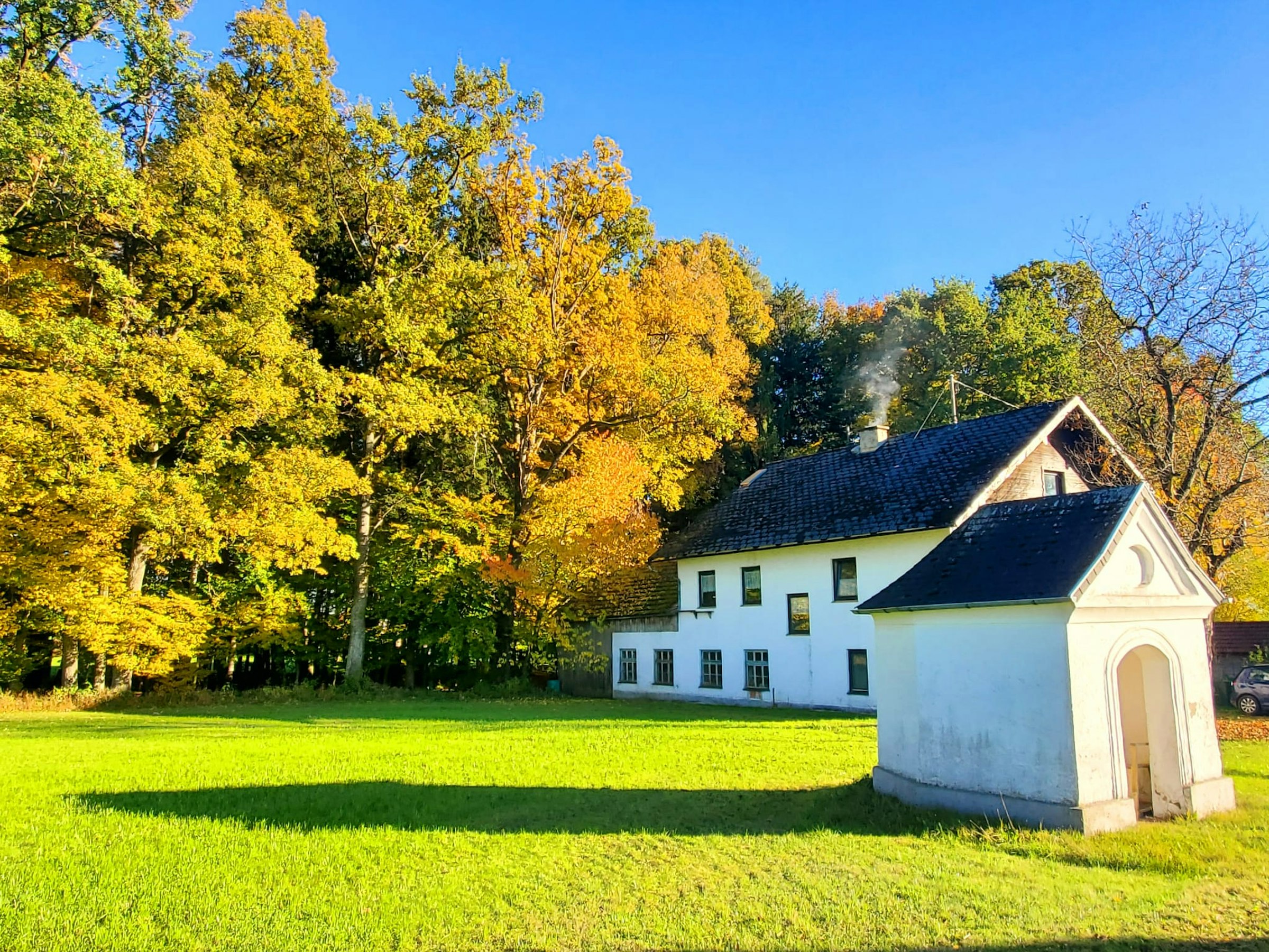 Idyllischer Platz am Wald