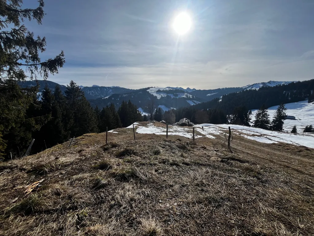 Aussicht vom Stellplatz