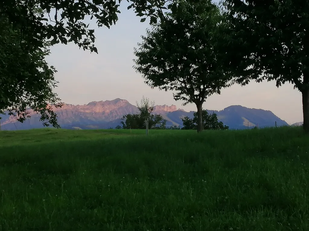 Äbnistetterfluh am Abend