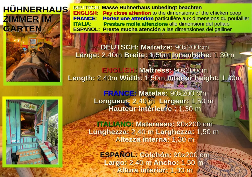 Charmantes Hühnerhaus Zimmer