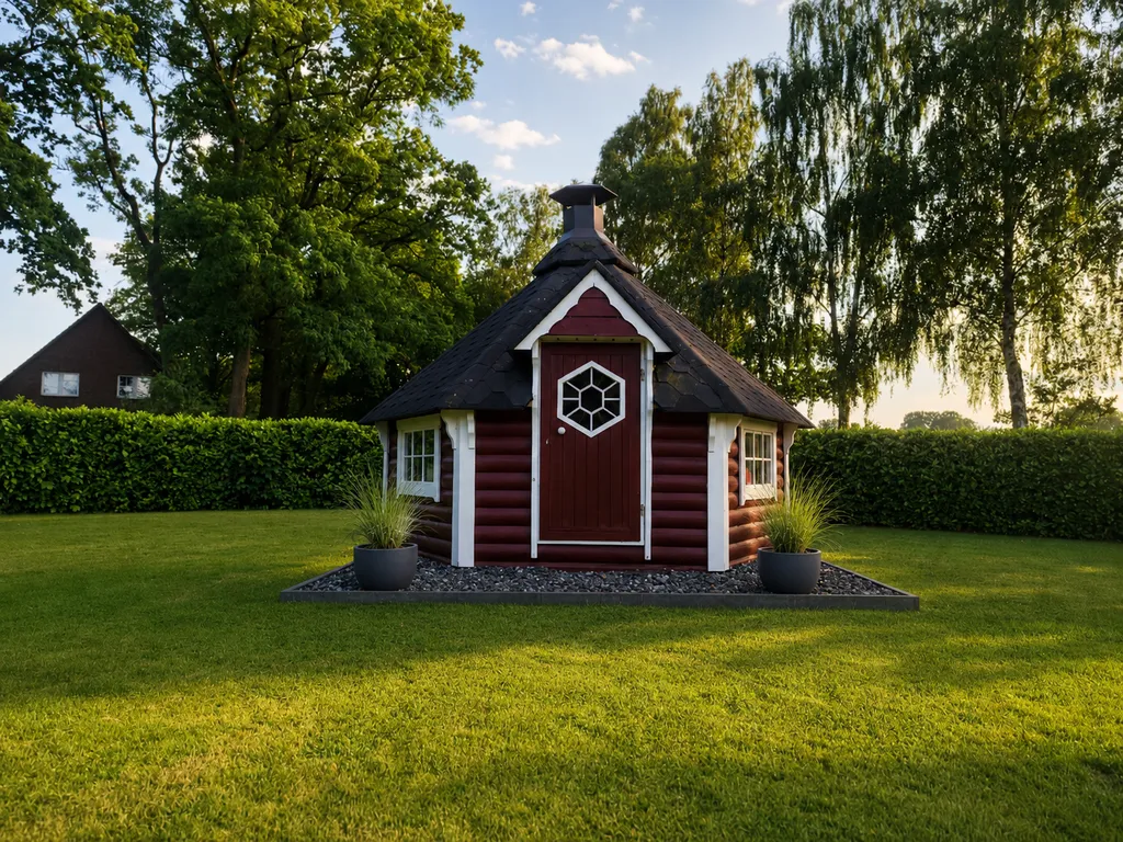 Übernachtung in der Grillkota auf Hof Holtermann