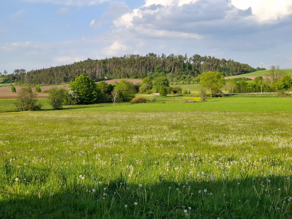 Wohnwagen Übernachtung in der Natur.