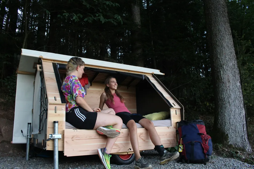 Micro-Hütte mit Sternenblick