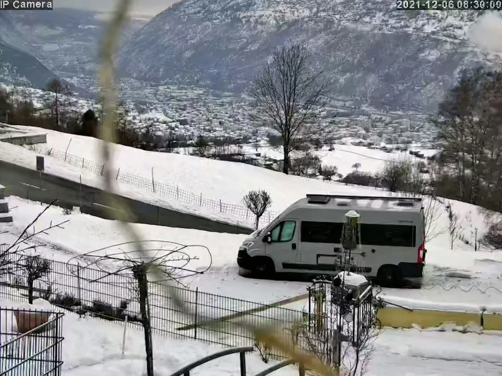 Martin's Terrasse über dem Rhonetal