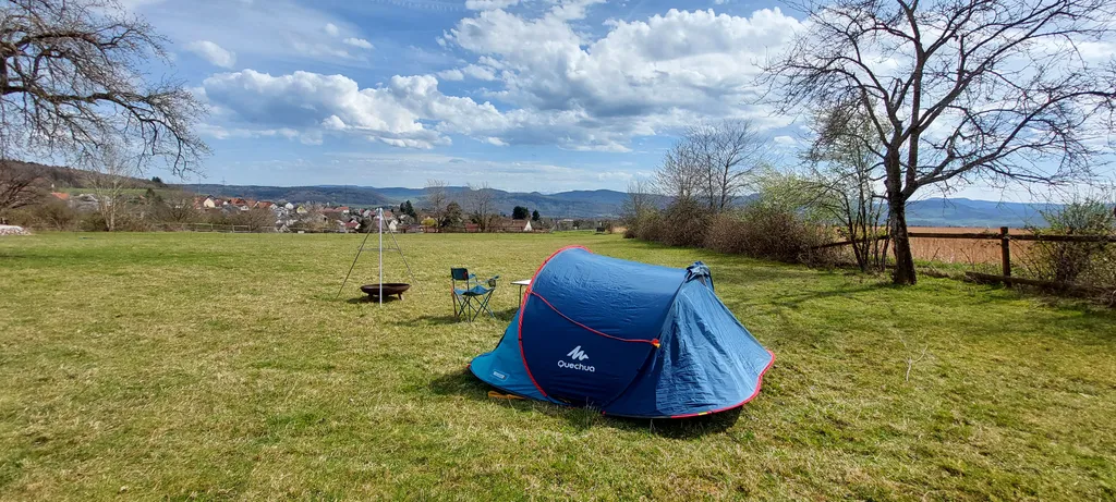 Plätzchen an der Weide mit Alpensicht