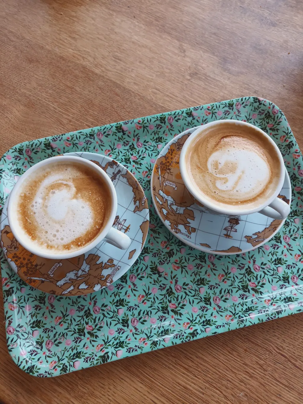 Wer möchte,kann Cappuccino bestellen.