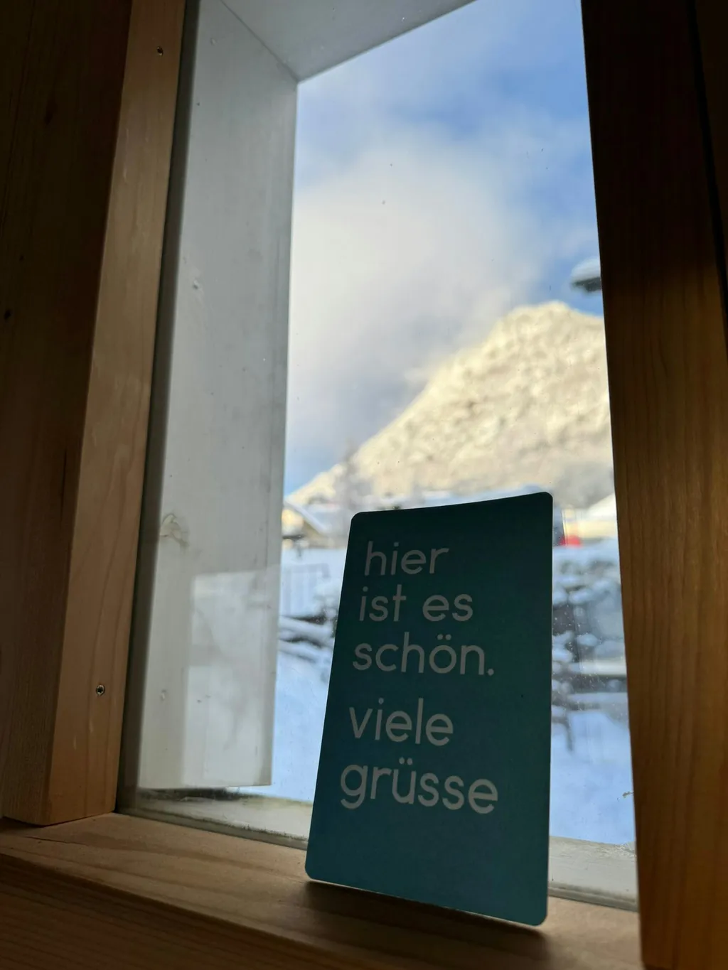 Tinyhouse mit Alpenblick