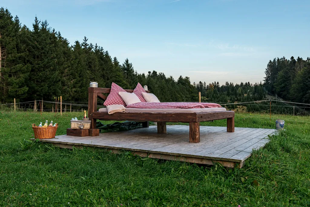 Ein Bett im Schwarzwald