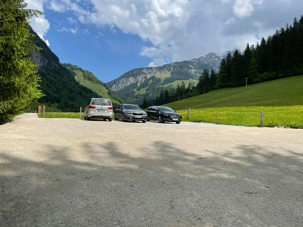 Entweder hier stehen bleiben oder eine Stufe höher fahren