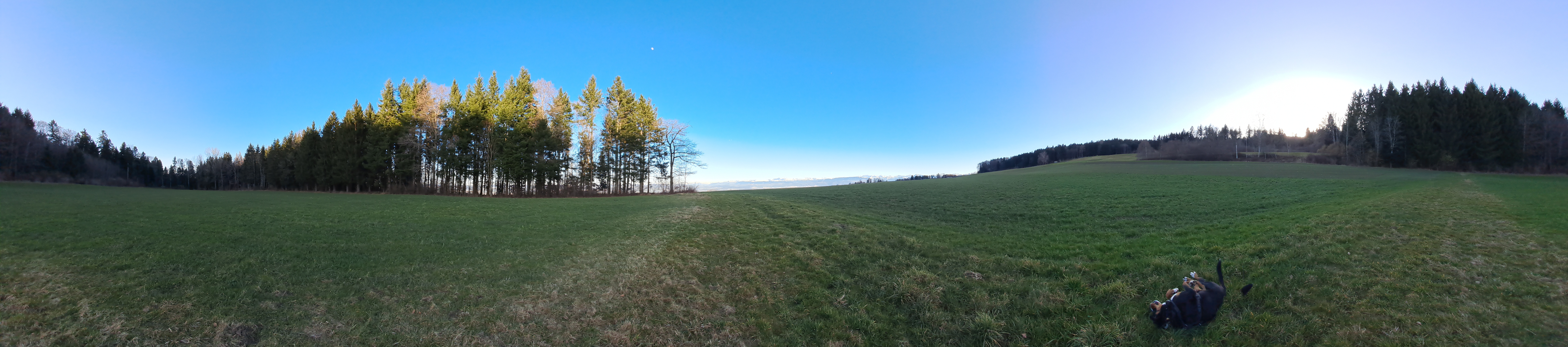 Blick auf den Übernachtungsplatz