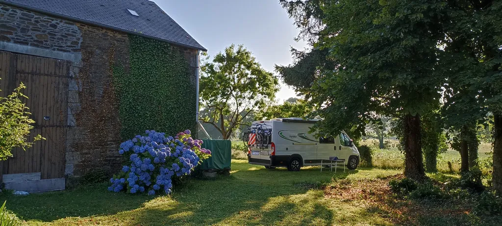 Ruhiges Camping in der Normandie