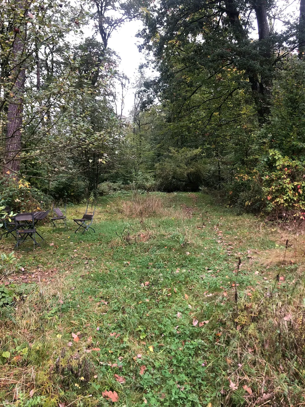Haus Quelle Hinterhof im Taunuswald