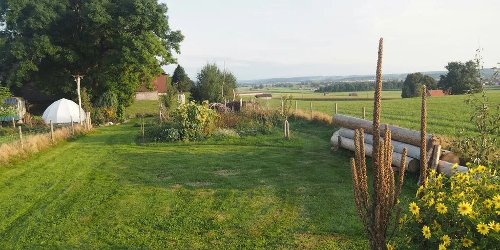 Gartenfreude beim Bergbauer