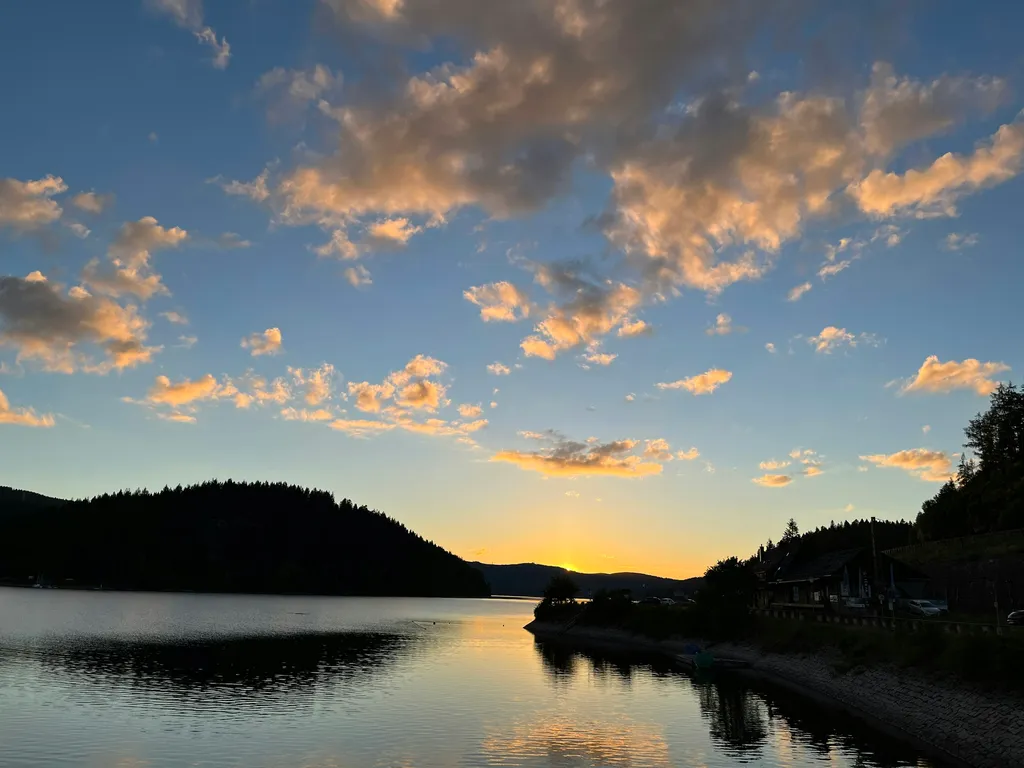 Am Schluchsee mit Feldbergblick
