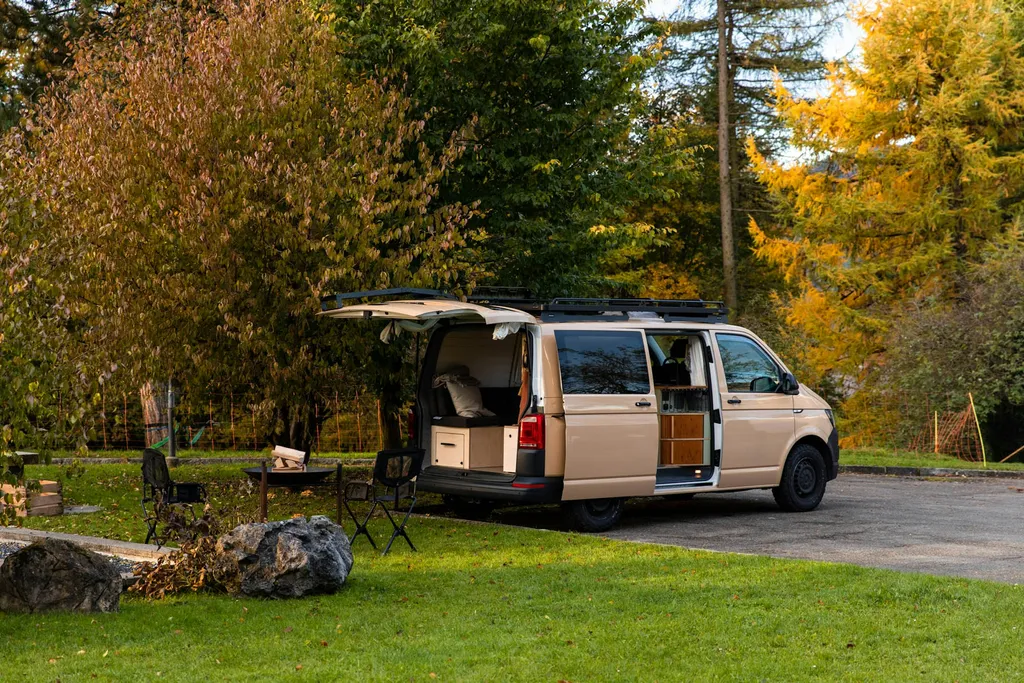 Camping Spot mit Hotelanschluss